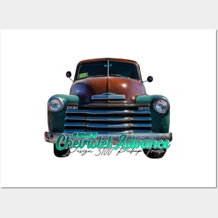 1951 Chevrolet Advance Design 3100 Pickup Truck Posters and Art